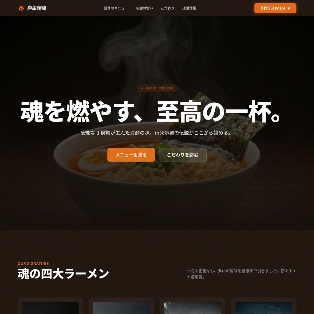 Ramen Restaurant Website
